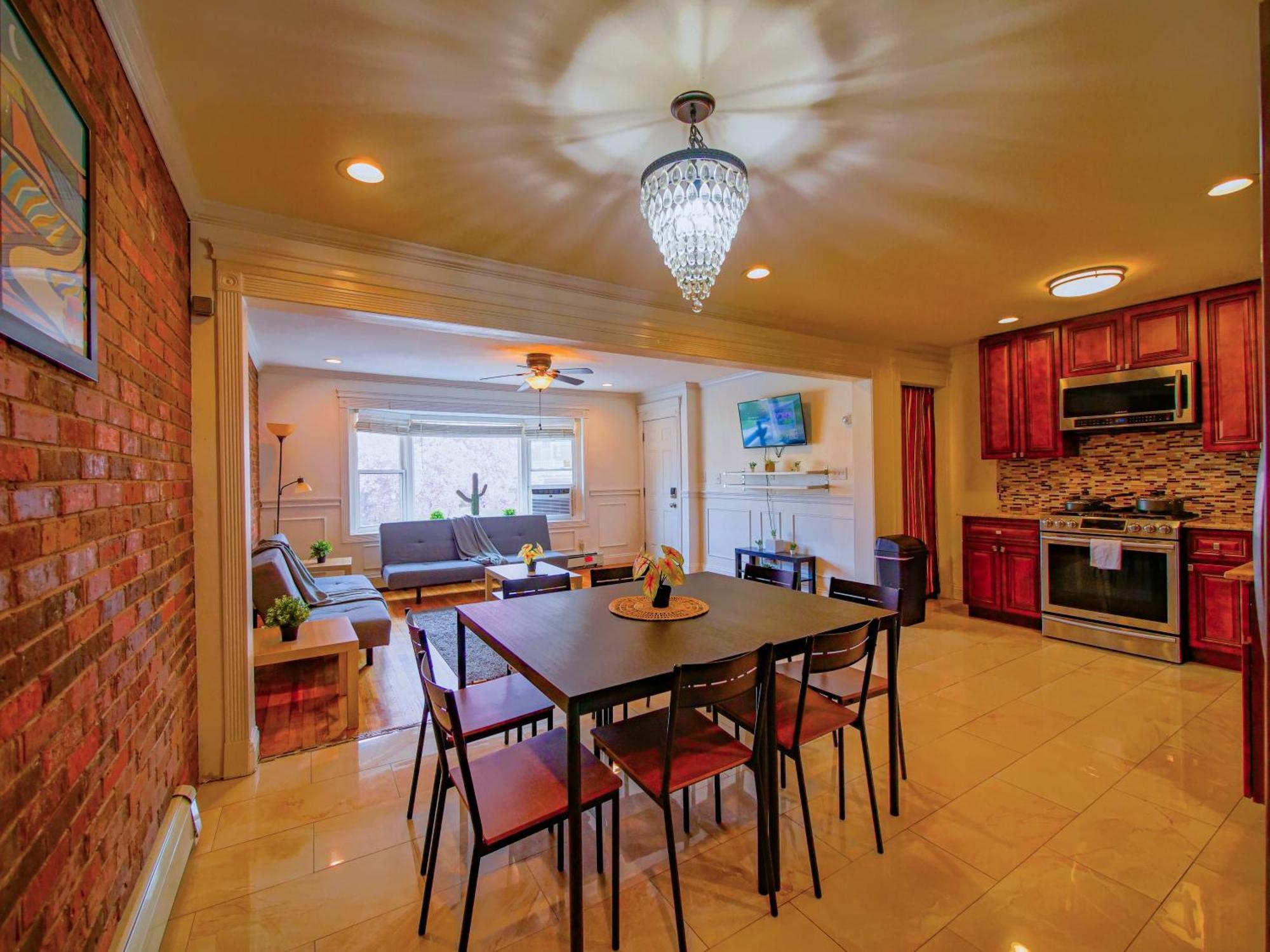 Apartament Stylish 3 Bed, Minutes To Nyc! Jersey City Zewnętrze zdjęcie